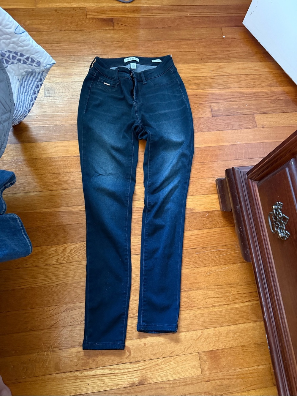 Nine West Women's Dark Blue Skinny Jeans